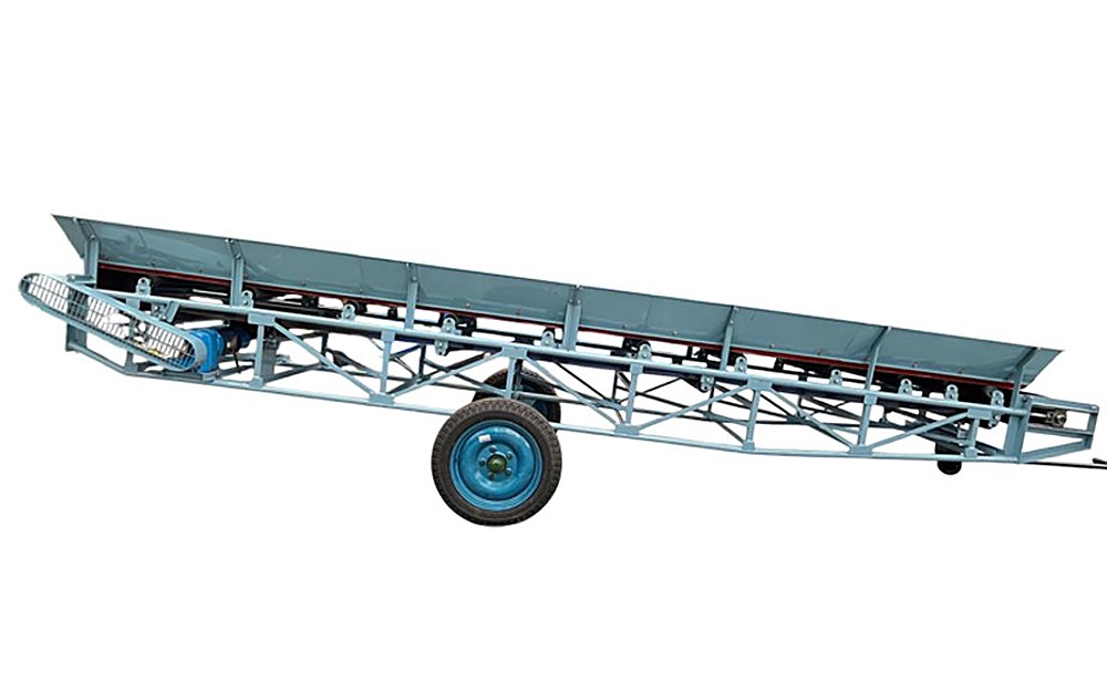 Portable belt conveyor by Rebell Engineers